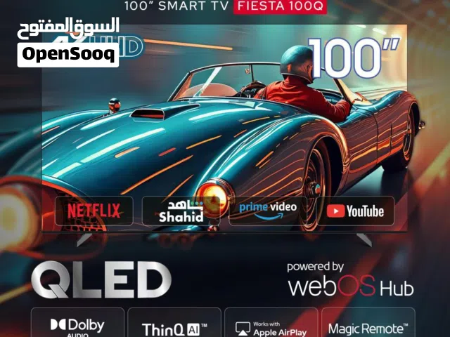 Impex Fiesta 100Q – 100” QLED 4K UHD Smart TV webOS Hub Dolby Audio 2 Years Warranty
