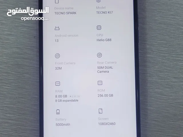 TECNO Spark للبيع