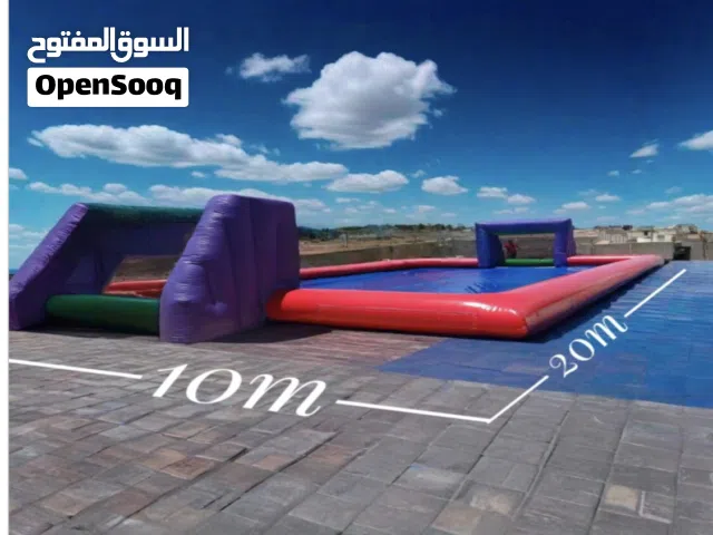 ملعب صابوني للطفال وللكبار 20*10 متر مع منفاخ