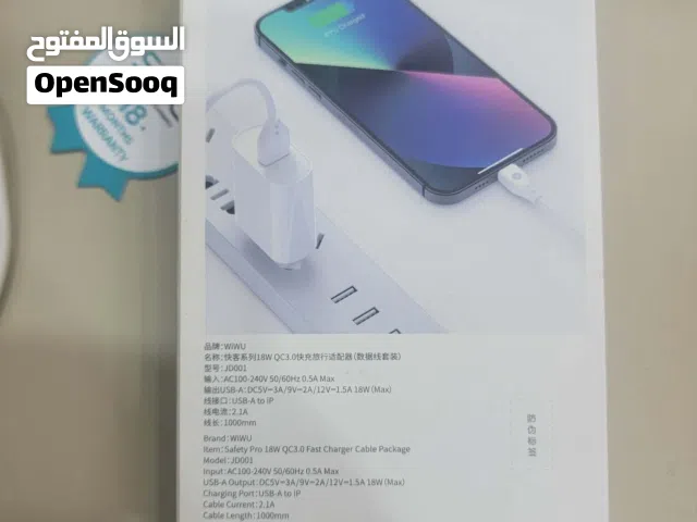 كابل شحن هاتف جديد عالي الجودة معتمد ومتوافق مع جميع هواتف الأندرويد والآيفون