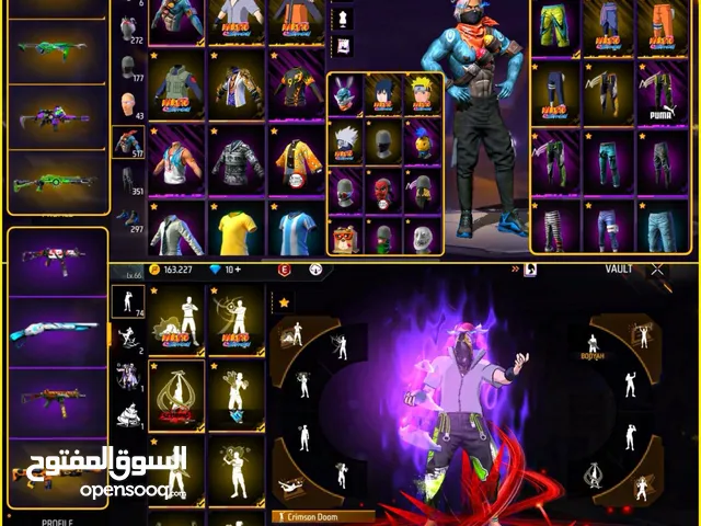Free Fire Accounts and Characters for Sale in Dubai