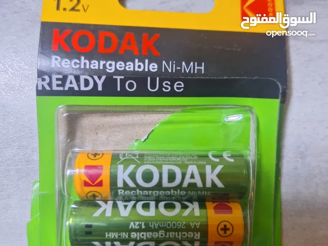 بطاريات AA 1.2v قابلة للشحن kodak جدد بالباكو سبب البيع غلطت كنت نبي 2.4v