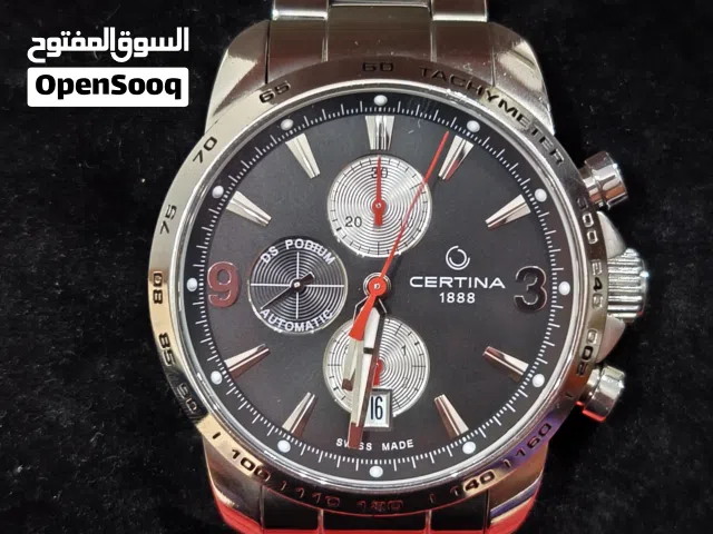 ساعة سيرتينا اوتوماتيك سويسري بالعلبة حالة ممتازة