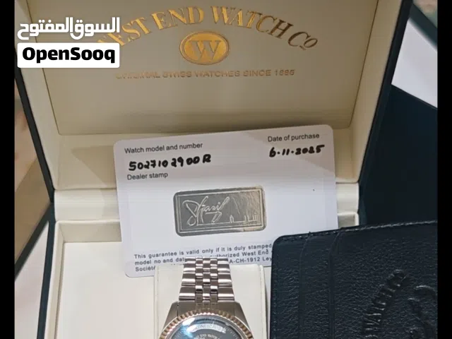 ساعه ويست اند مقاس 37 اصليه سويسريه جديده لم تستخدم.