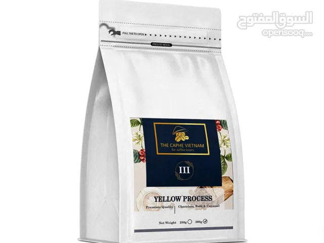 The Caphe Vietnam Premium Coffee - 1 KG Yellow Process Medium Roast, Premium Robusta