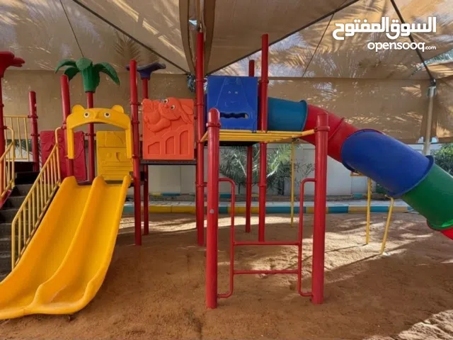 Large outdoor playground multi-play set