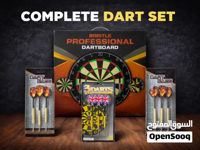 Professional Dartboard Set – Complete Target Board with Darts Perfect for Home & Game Room