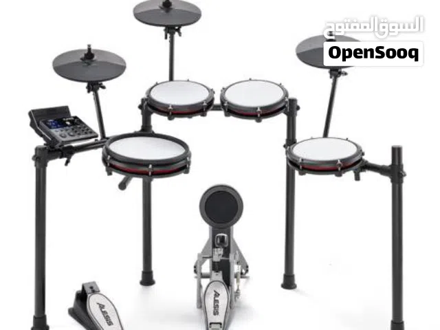 درمز كهربائي مستعمل نضيف – Alesis Nitro Max 8 Pcs Electronic Drum Kit