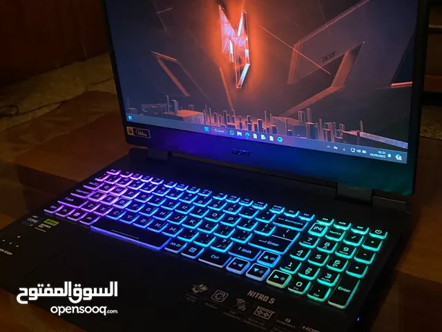 لابتوب Acer nitro 5 يشغل أقوى الألعاب و أقوى برامج الهندسيه وللمصممين يجي بتصميم جدا جميل