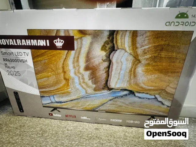شاشه رويال الرحمان سمارت جديده مامستخدمه 43بوصه