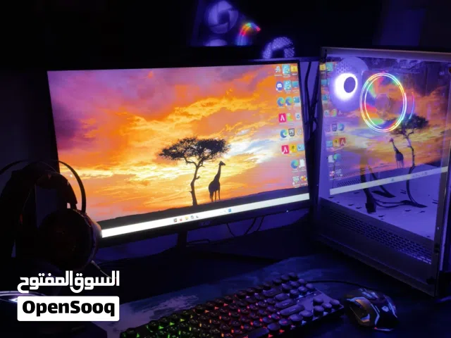 فرصة ما تتعوض PC Gaming بمواصفات قوية وسعر منافسو بي جميع ملحقاته معاه الطاوله و الكرسي