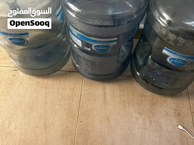 5 water bottles