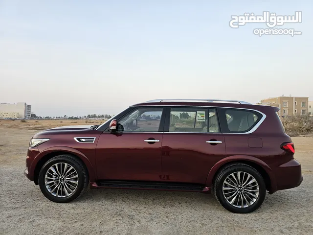 انفينتي QX80 2021 وكاله بهوان سيرفس وكاله فقط 76 الف كم استخدام وافد بحاله رائعه إمكانية التمويل