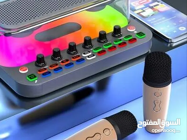 كرت صوت للبث المباشر مع اثنين مايكروفون