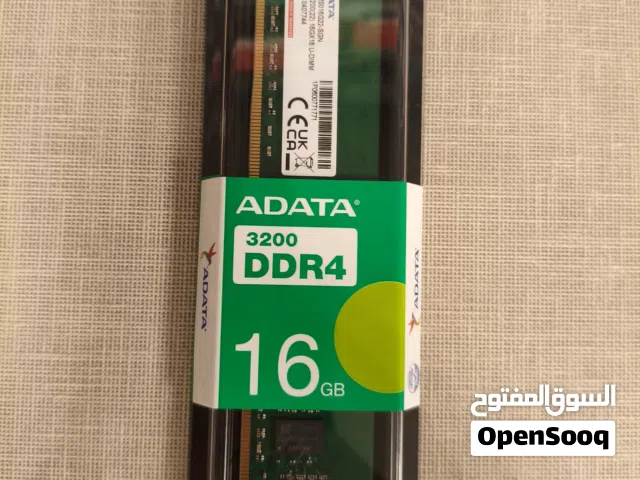 رام 16GB DDR 4 ADATA جديد مكرشم