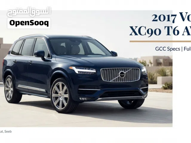 Volvo XC90 T6 AWD 2017 GCC  Full Options  Oman & UAE Insurance