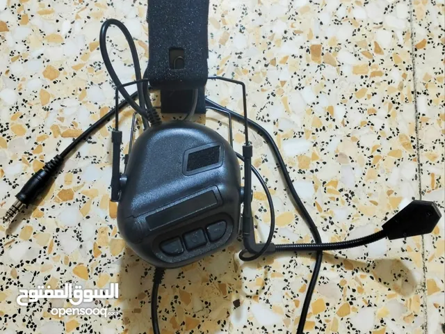 سماعات عسكريه تربط بالجهاز الاسلكي