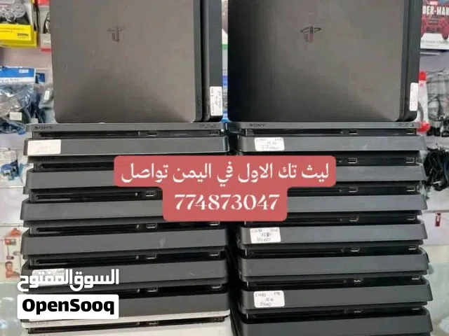 ليث تك الاول في اليمن اجهزة بلاستيشن 4 بكل انوعها سلم برو فات