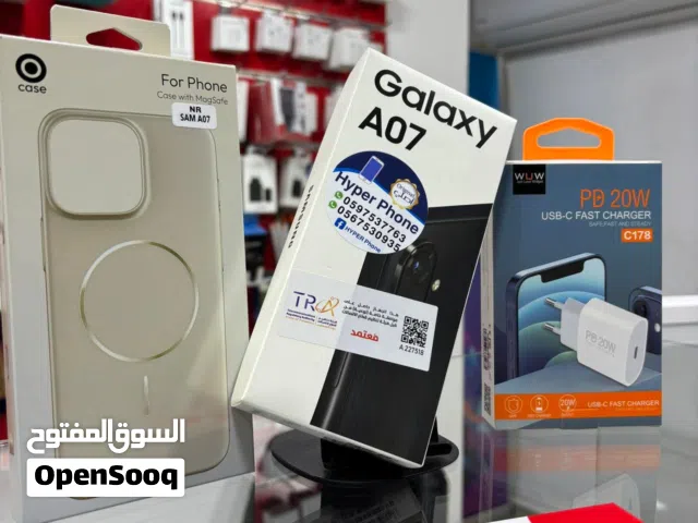 samsung A07 جديد كفالة سنة