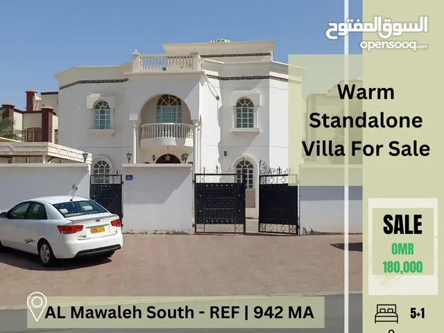 Warm Standalone Villa For Sale In AL Mawaleh South  REF 942MA