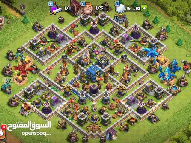 حساب كلاش اوف كلانس تاون 12
