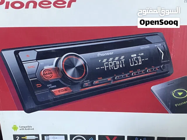 مسجل بيونير جديد بالكرتون أربعة جاكيت + مدخلين واحد AUX والمدخل الثاني USB