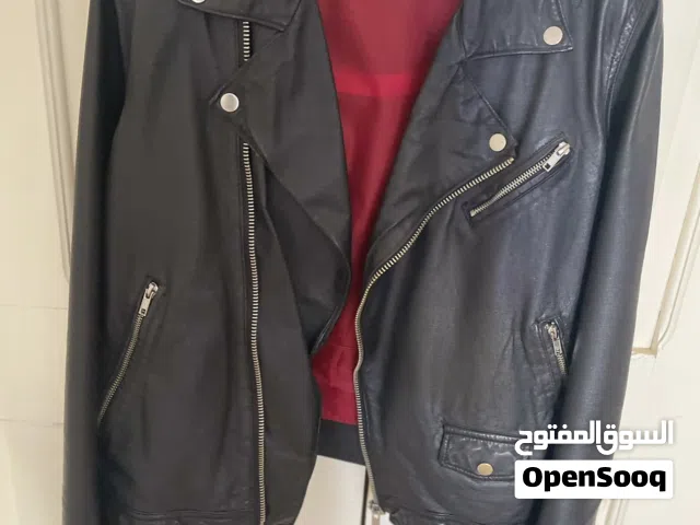 جاكة جلد اصلية بايكر حاكت معروفة