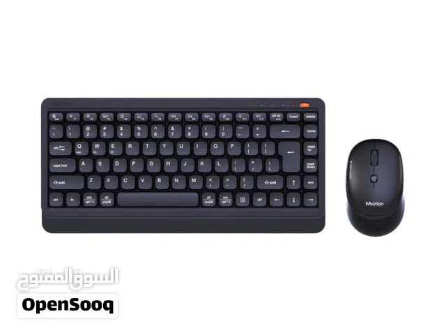 Meetion Mini5000 Silent  Mini Office Wireless keyboard & Mouse Combo -Black كيبورد وماوس لاسلكي