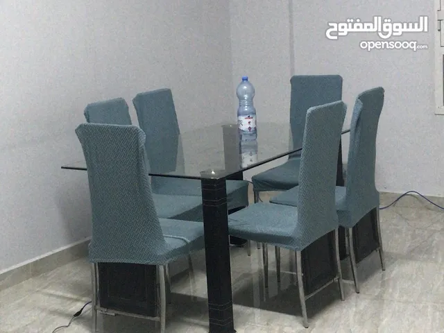 6 chair glass dyning table