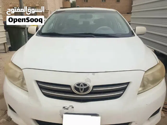 تويوتا كورولا موديل 2009 بحاله ممتازه شرط الفحص قير مكينه شاصي بدي صبغ قطعتين تجميلي بدون حوادث ماشي
