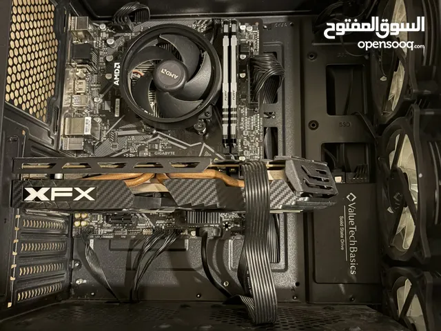 High-performance gaming PC with AMD ryzen XFX radeon GPU and 16 GB RAM smooth fast and reliable game