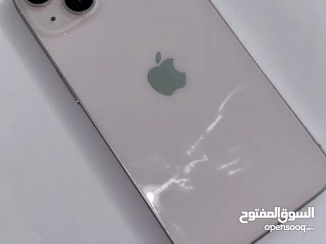 آيفون 13 زهري مستعمل بحالة جيدة مع علبة وذاكرة 128 جيجابايت