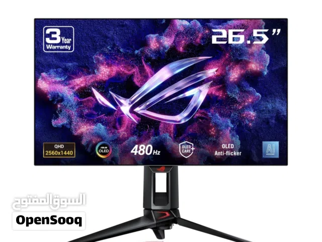 ASUS ROG 26.5 OLED GAMING MONITOR QHD , 480hz