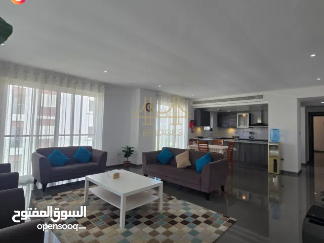 For Rent (Fully Furnished) clean corner apartment in Al Mouj