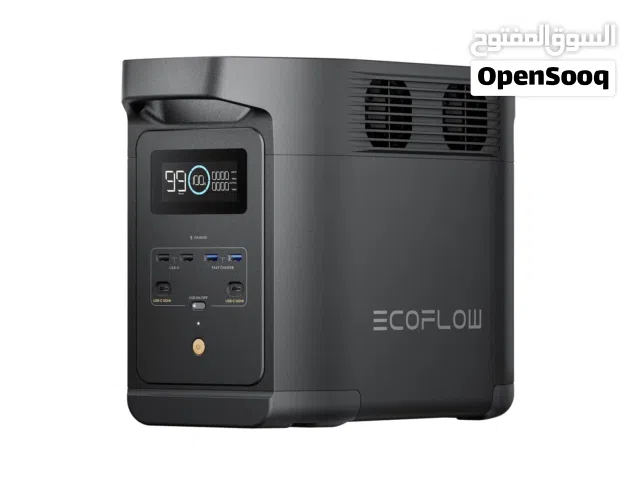 EcoFlow DELTA 2 Black 980Wh جديد  يشغل بيتك + شحن سريع
