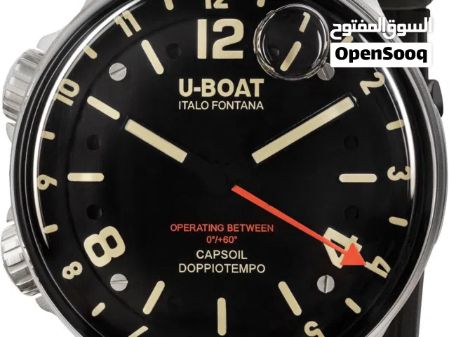 U-Boat 8769 Capsoil Qs. Doppiotempo SS Mens Watch 45mm 10ATM
