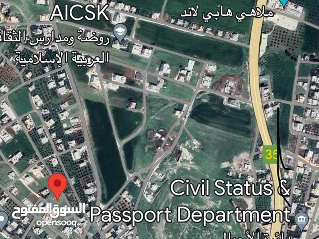 ارض 760 متر  الحصن جنوب المستشفى العسكري