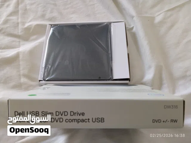 مشغل وناسخ أقراص دي في دي ماركة ديل جديد بسعر 8 ريال شامل التوصيل ELL DVD Writer - Portable D