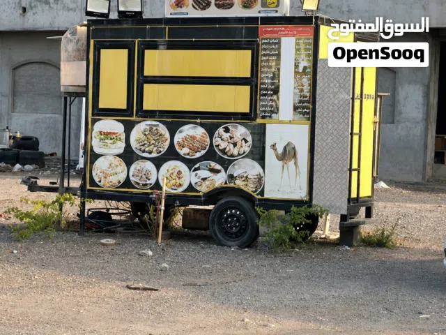 مقهى متنقل فود ترك كرفان للبيع مرخص من الشرطة والبلدية مع التامين والأرقام للمقهى