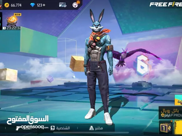 حساب فري فير نادر حدا لفل