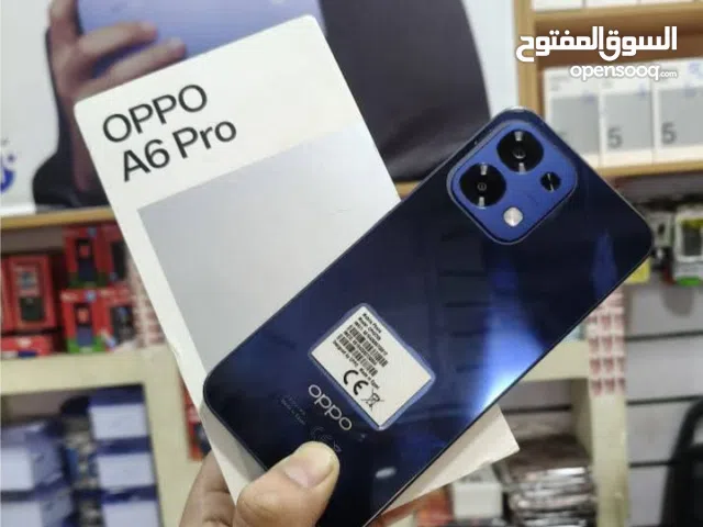 جهاز جديد بالكرتونة oppo A6 pro  رام 16 جيجا 256 مكفول سنة متوفر توصيل وهدايا