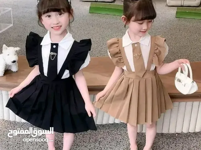 فساتين بناتي خامة حرير مقاسات والوان
