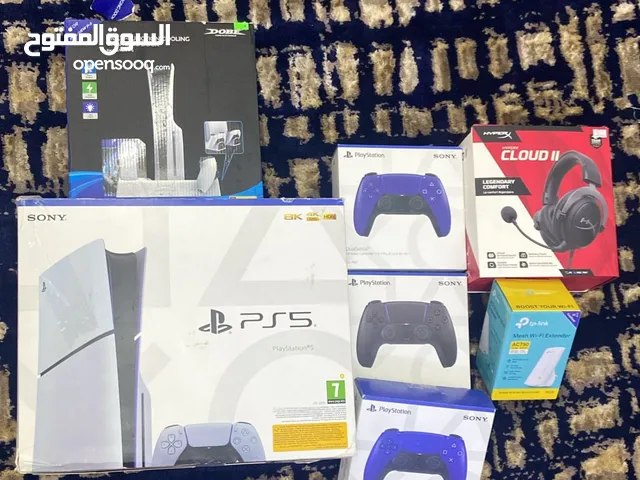 playstation 5 slim مستعمل شهرين (بحالة الوكالة)