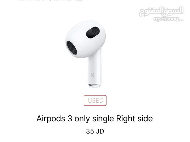 Airpods 3 فردة يمين