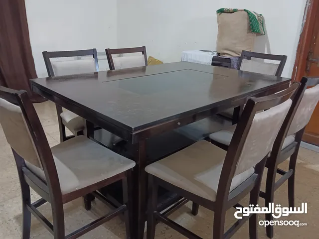 طاولة سفرة 6 كراسي خشب اصلي