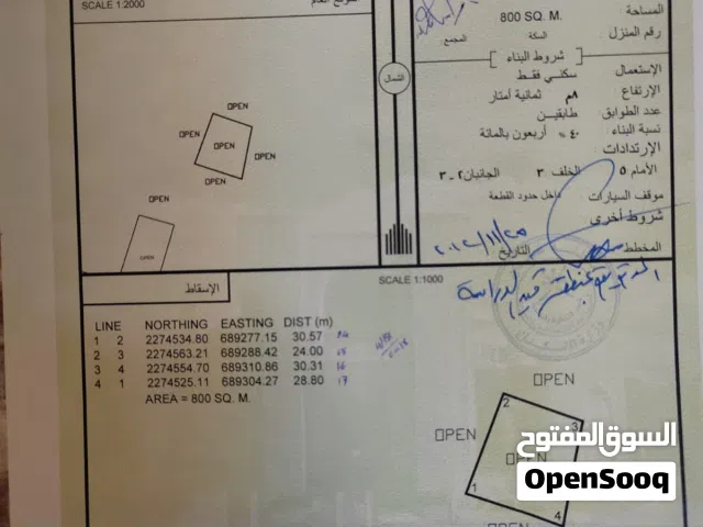 ارض في جزيرة مصيرة في منطيقة عجيت