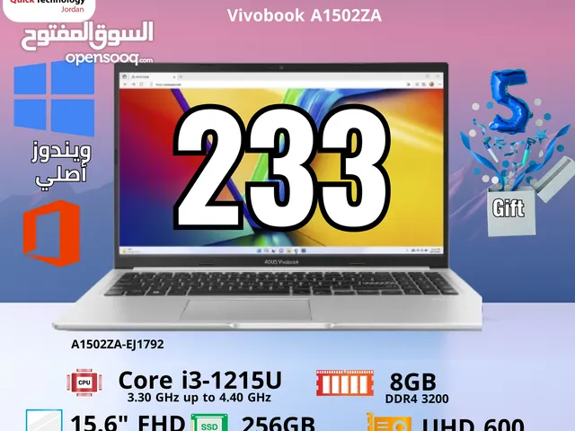 Laptop Asus Vivobook Ci3-12 لابتوب اسوس كور اي 3