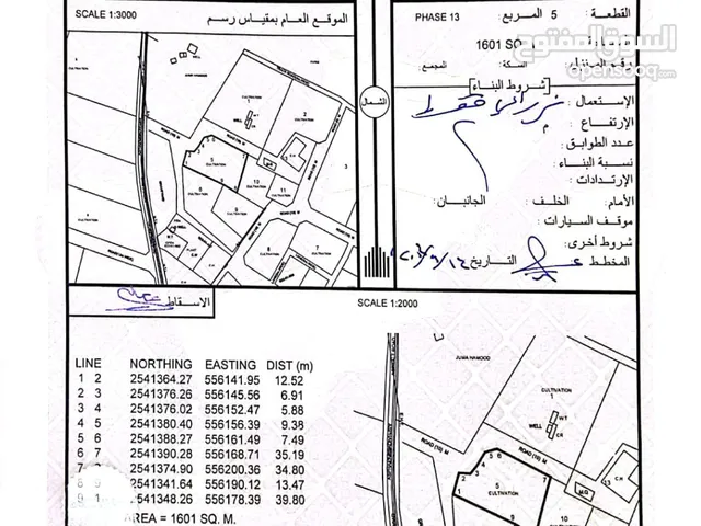 أرض زراعية للبيع في غبرة نزوى بموقع ممتاز و بجنبها شارع قار قريب جدا