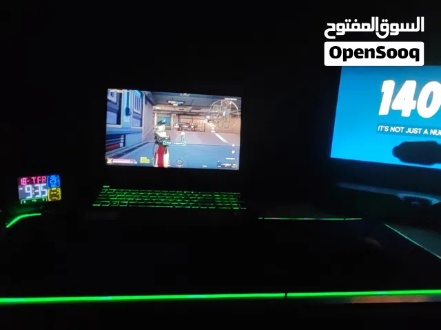 لابتوب HP Pavilinion 16 Gaming /مايك HyperX Solocast / كرت صوت و ميكسر V8S