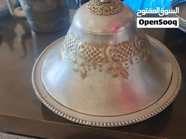 طقم نحاس مطلي فضه 100 انيتك